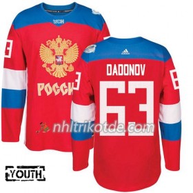 Russland Trikot Evgenii Dadonov 63 2016 World Cup Rot Premier - Kinder